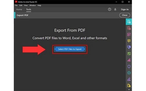 Export from PDF