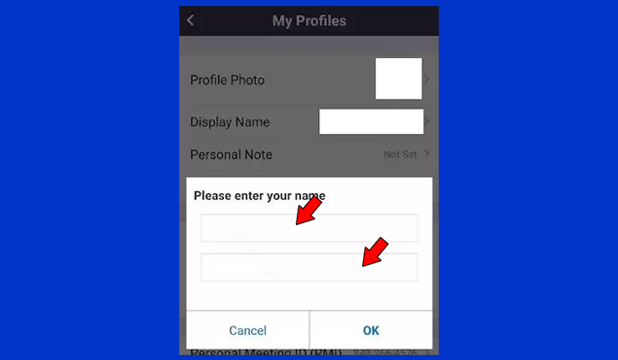 Mengganti Nama Profil Zoom Meeting Via HP Android